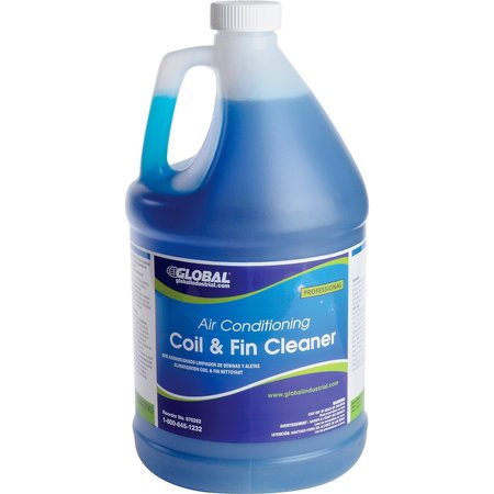 GLOBAL INDUSTRIAL Air Conditioning Coil & Fin Cleaner, 1 Gallon Bottles, 4PK 670282